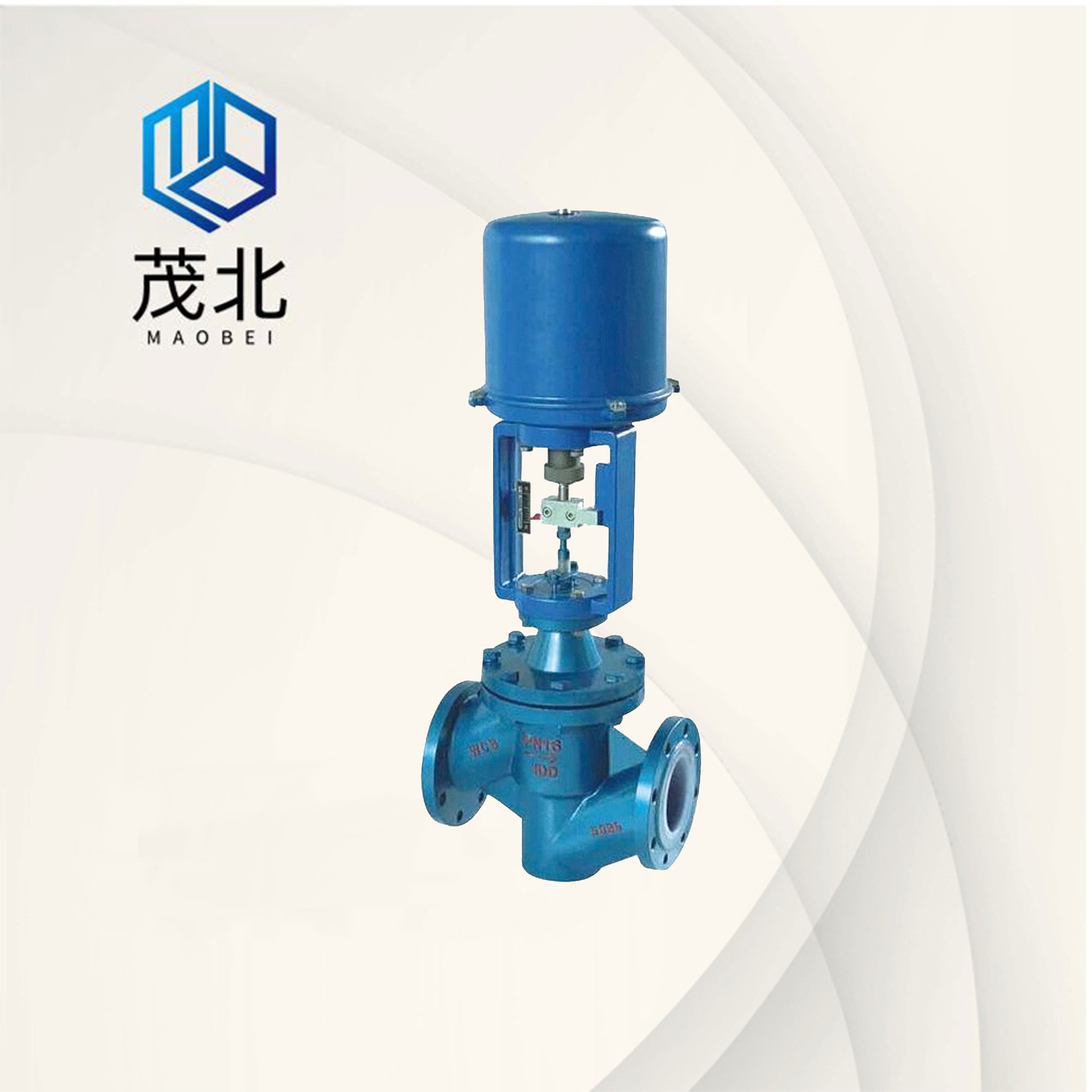 上海茂北阀门有限公司  ZDLPF电动衬氟调节阀